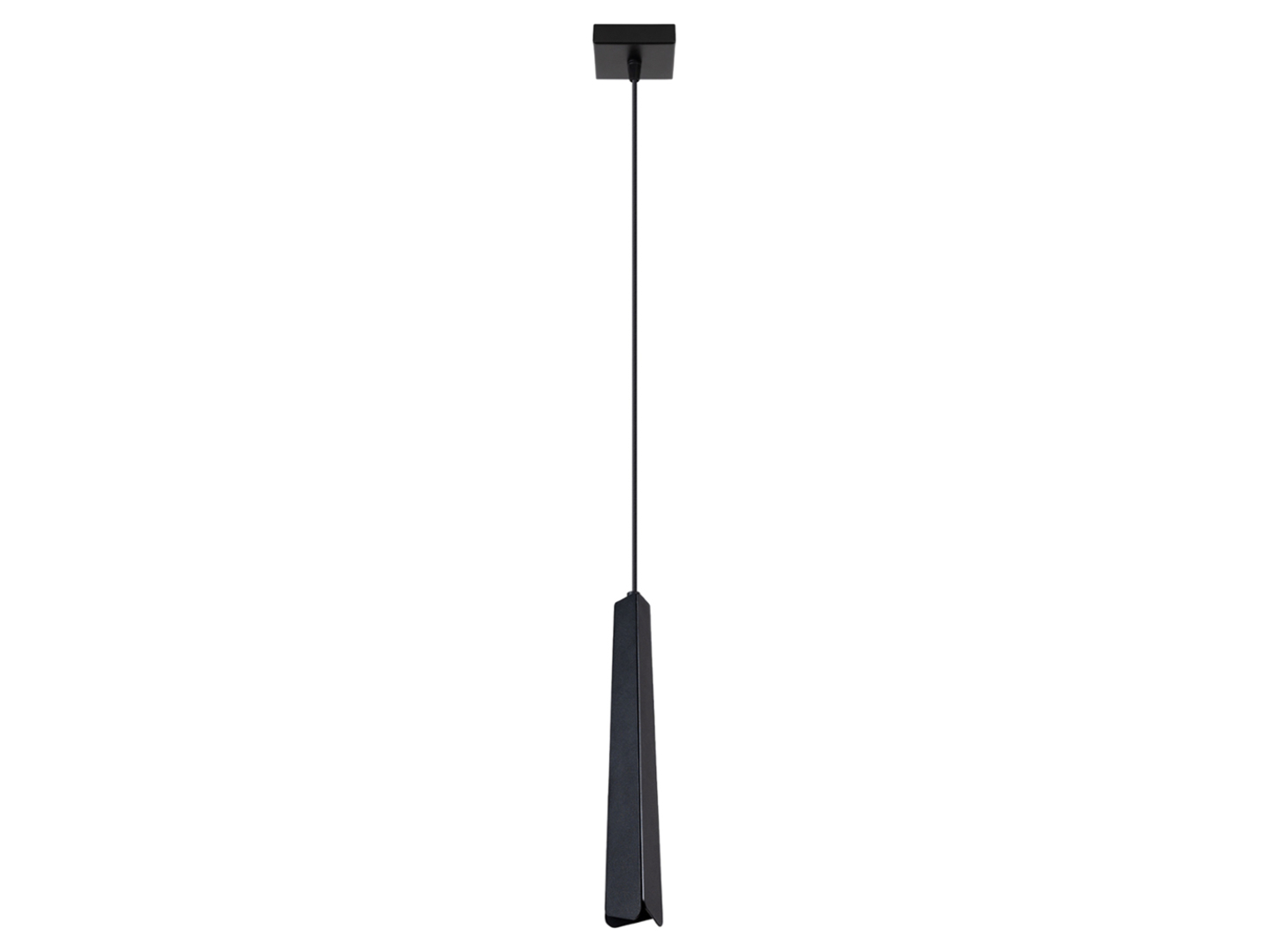 Lampa wisząca Prysm stalowa czarna
