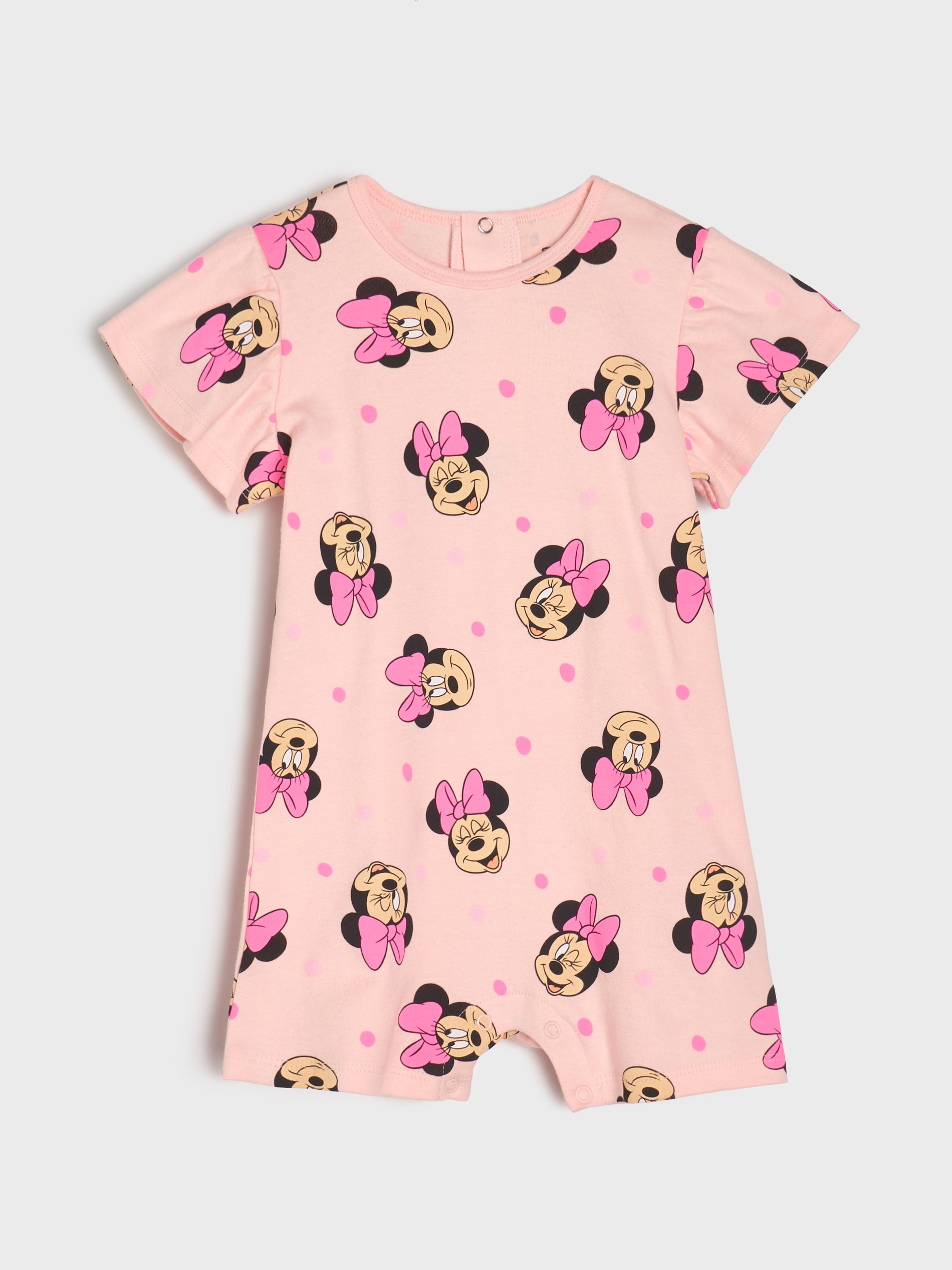 Bawełniane rampersy z nadrukiem 2 pack Minnie and Stitch
