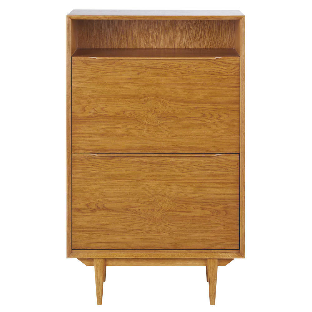 Portobello - Meuble à chaussures vintage 2 casiers