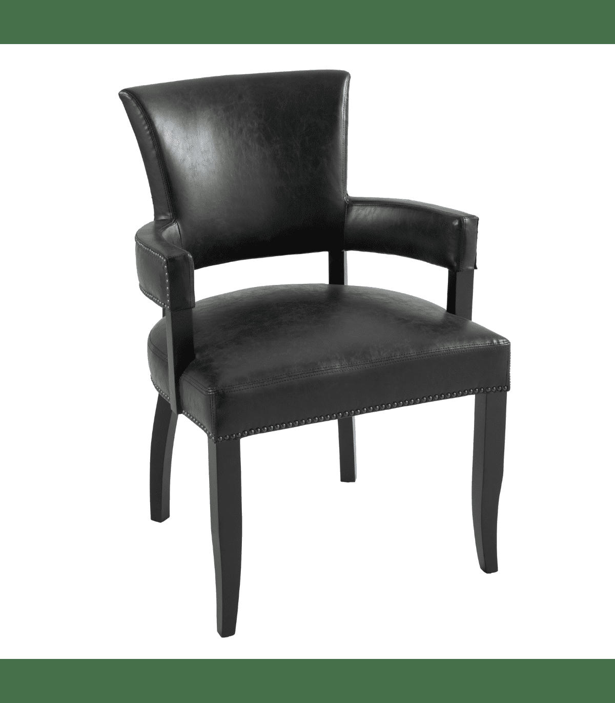 DIMITRI - Fauteuil Bridge avec Accoudoirs - L60 x H90 cm