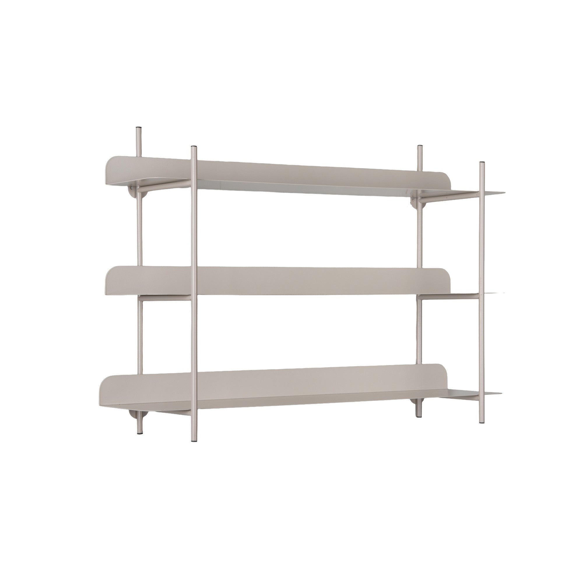 Present Time wanddecoratie Riqueza Tres - grijs - 60x16x42cm