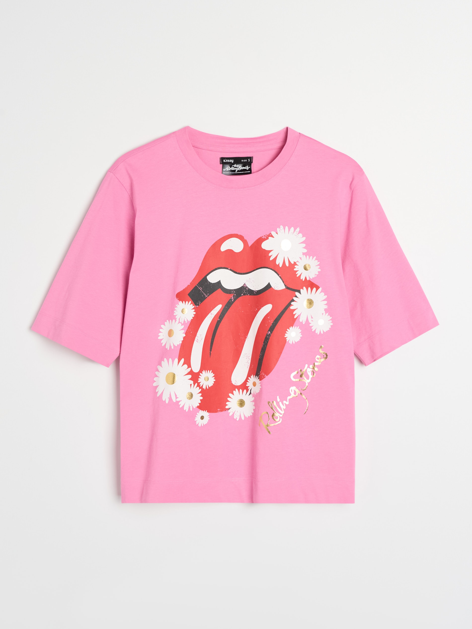 Bawełniana koszulka z nadrukiem The Rolling Stones