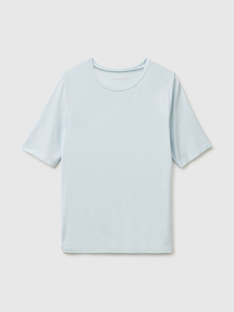 T-shirt in silk blend