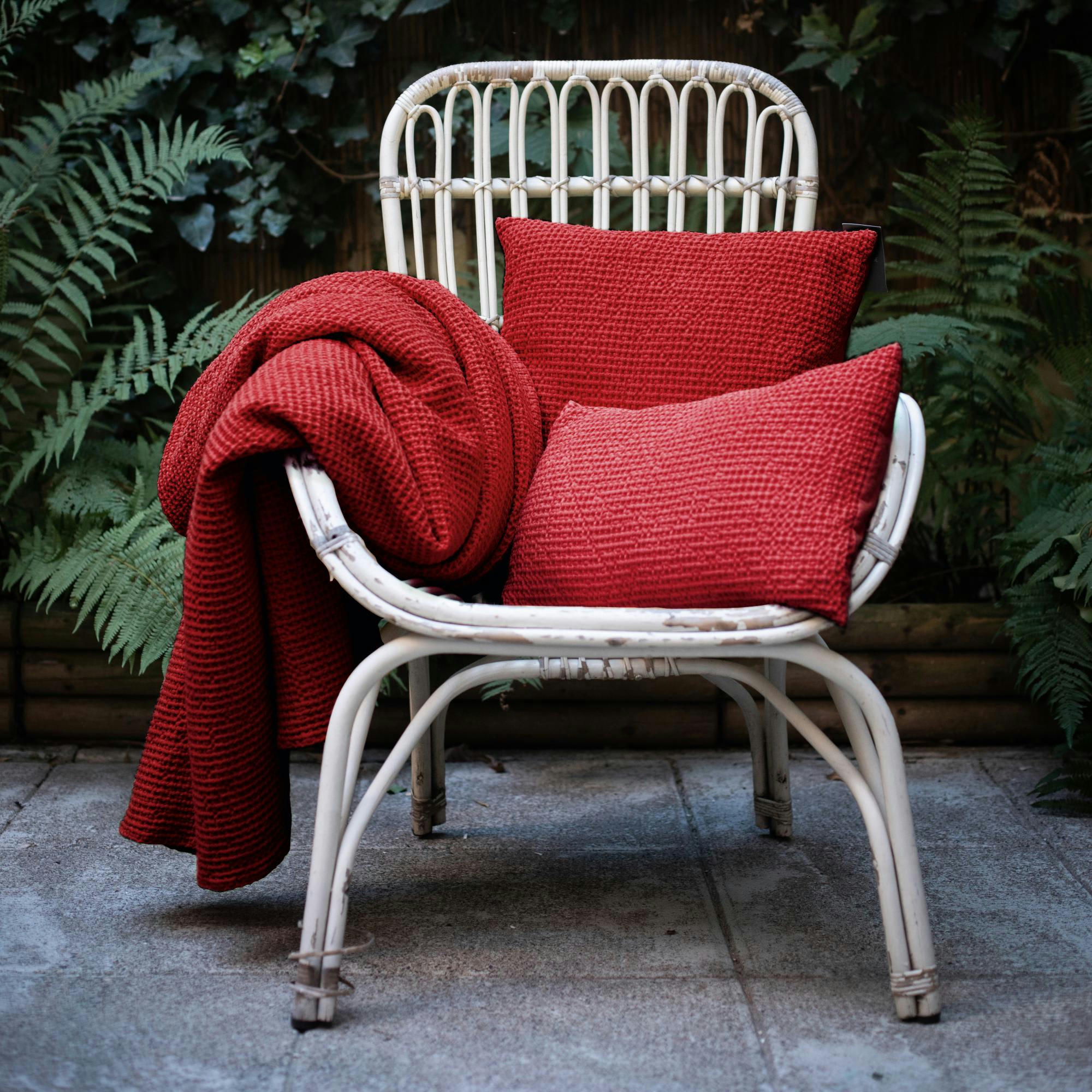 MAIA - Coussin  en coton carbone 30 x 50