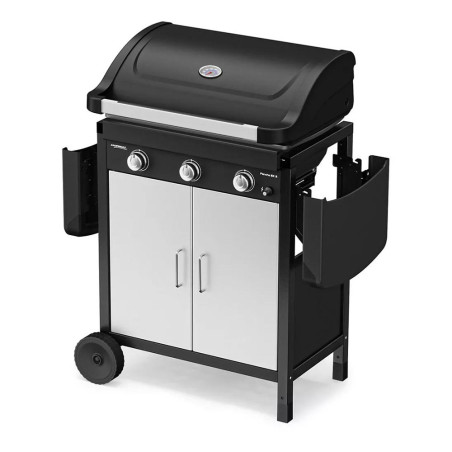 Plancha gaz EX 3 sur chariot avec couvercle de cuisson - Campingaz