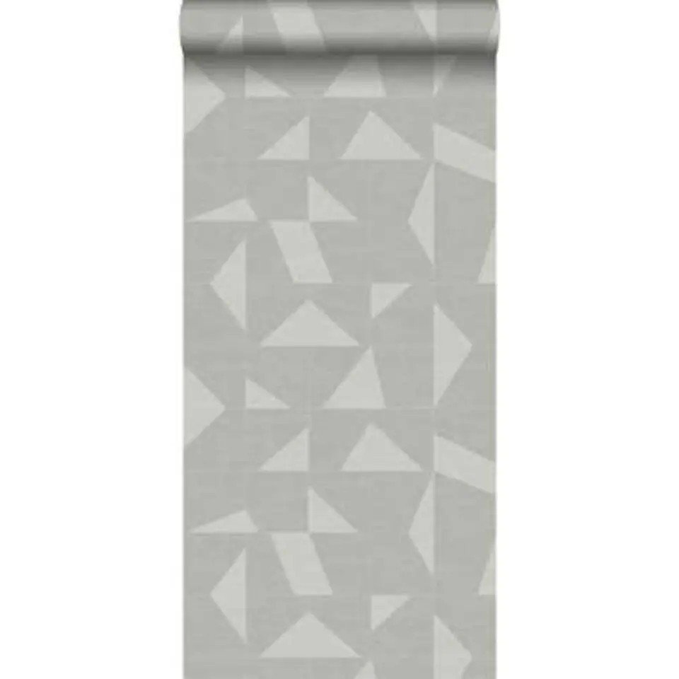 Origin behang - grafisch motief - lichtgrijs - 0.53 x 10.05 m