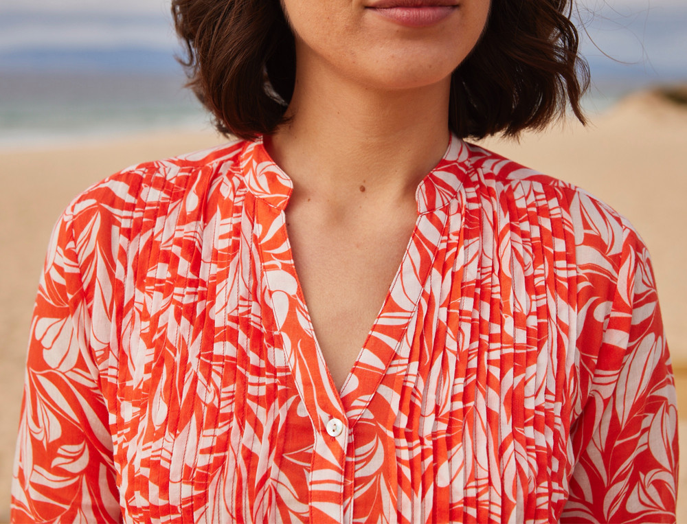 Tunique impriméeLe sable chaud