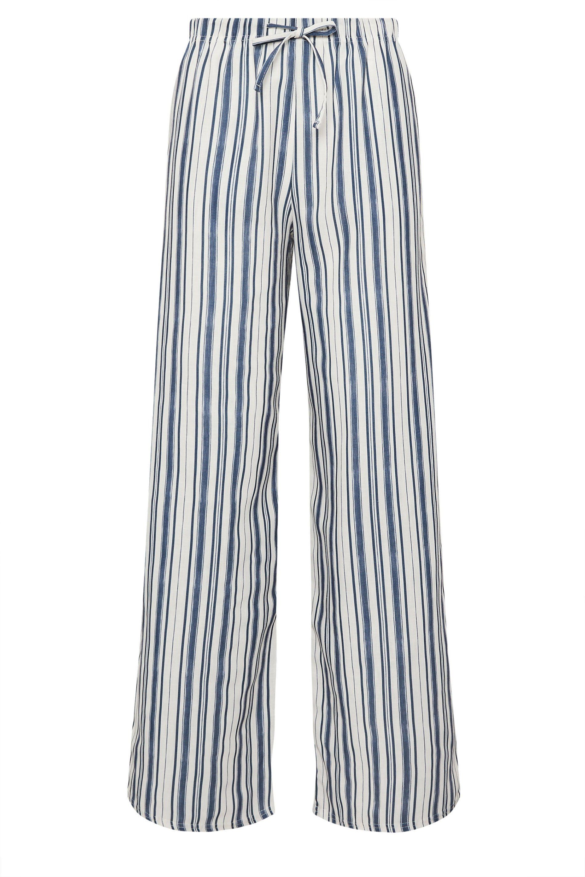 Long Tall Sally Tall Striped Wide Leg Trousers