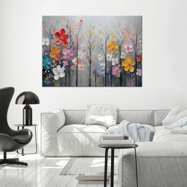 Feeby Obraz na płótnie, Kwiaty Drzewa Kolorowe Natura 60x40