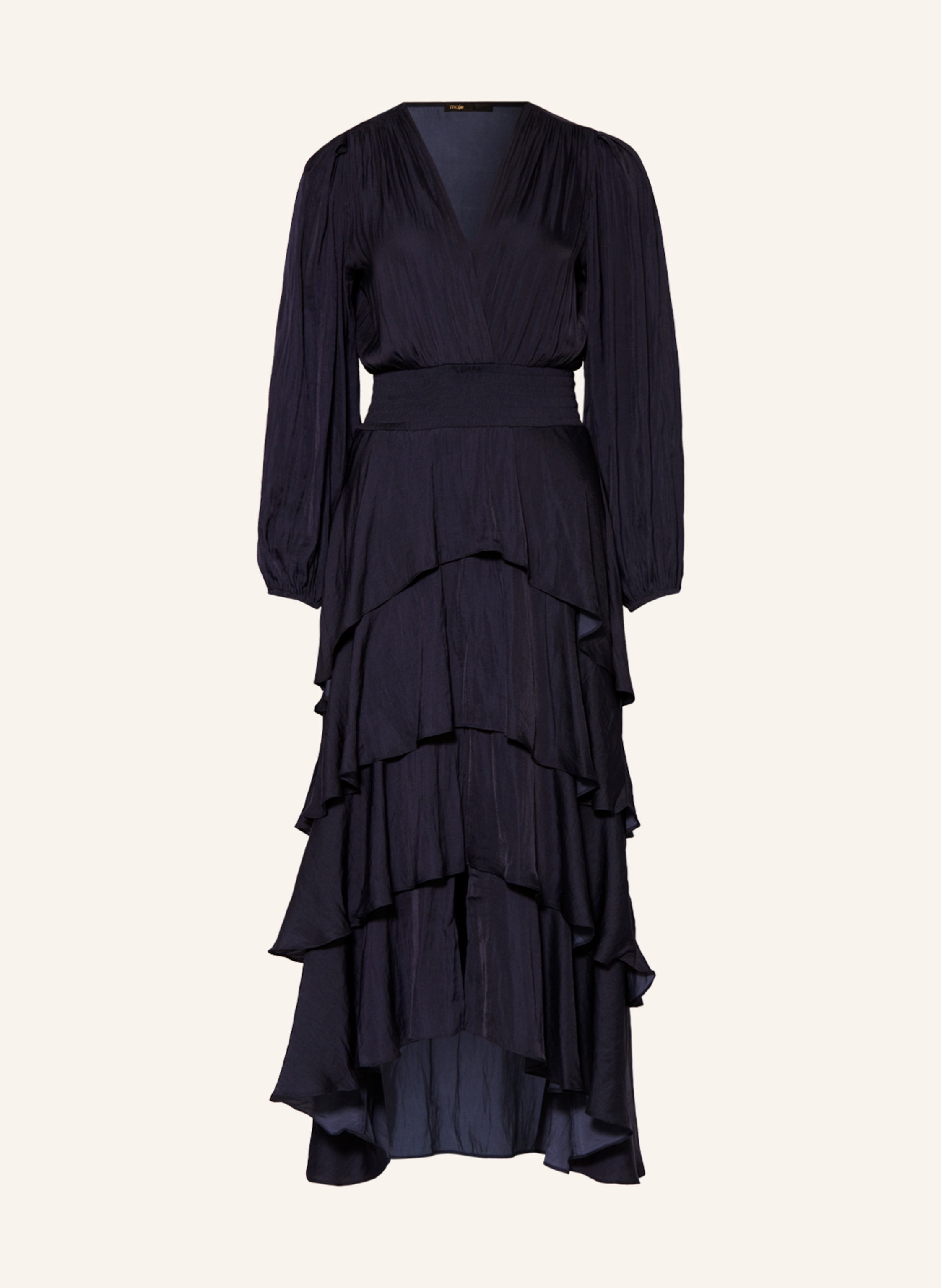 maje Kleid mit Rüschen