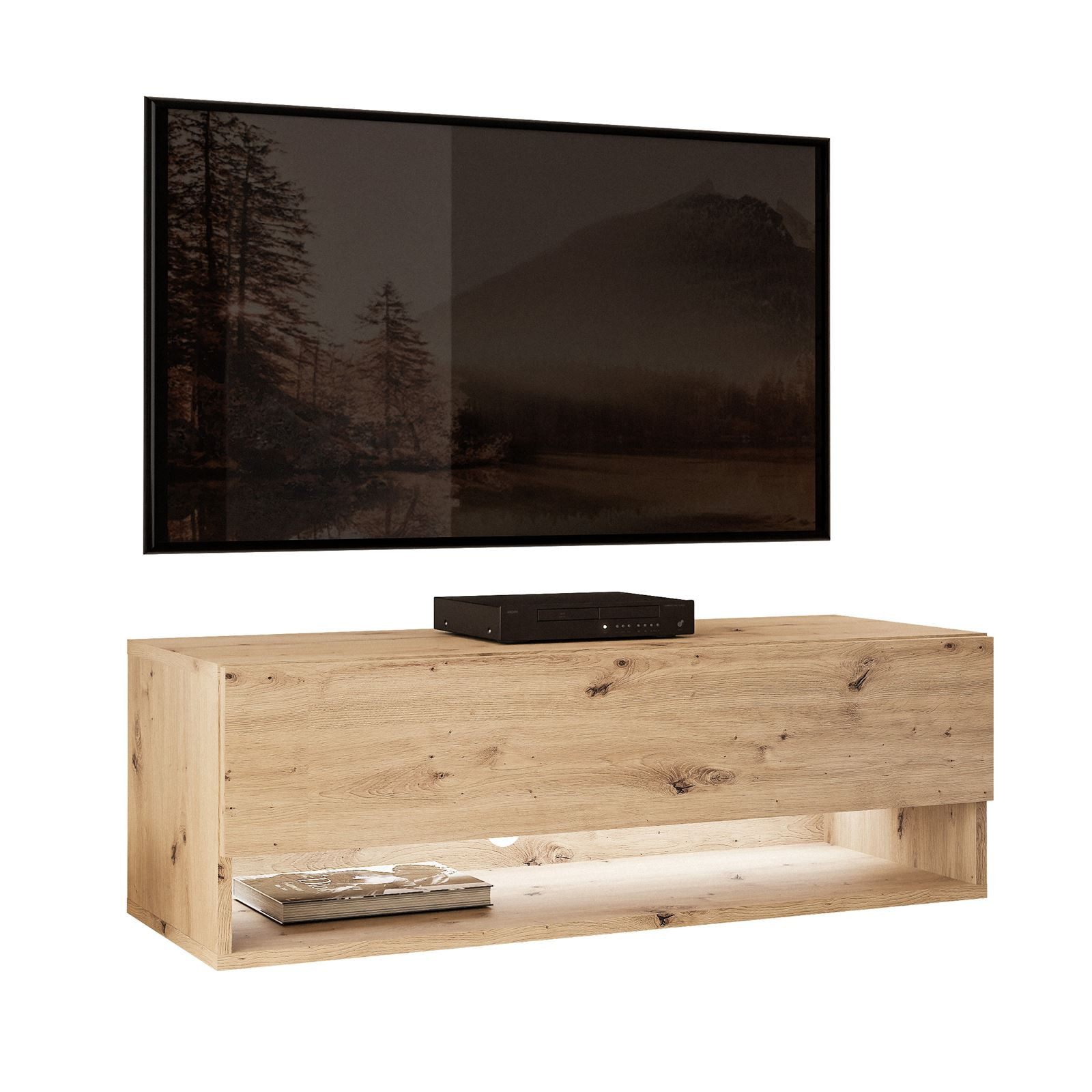 Szafka RTV CALANTE 90 cm dąb artisan