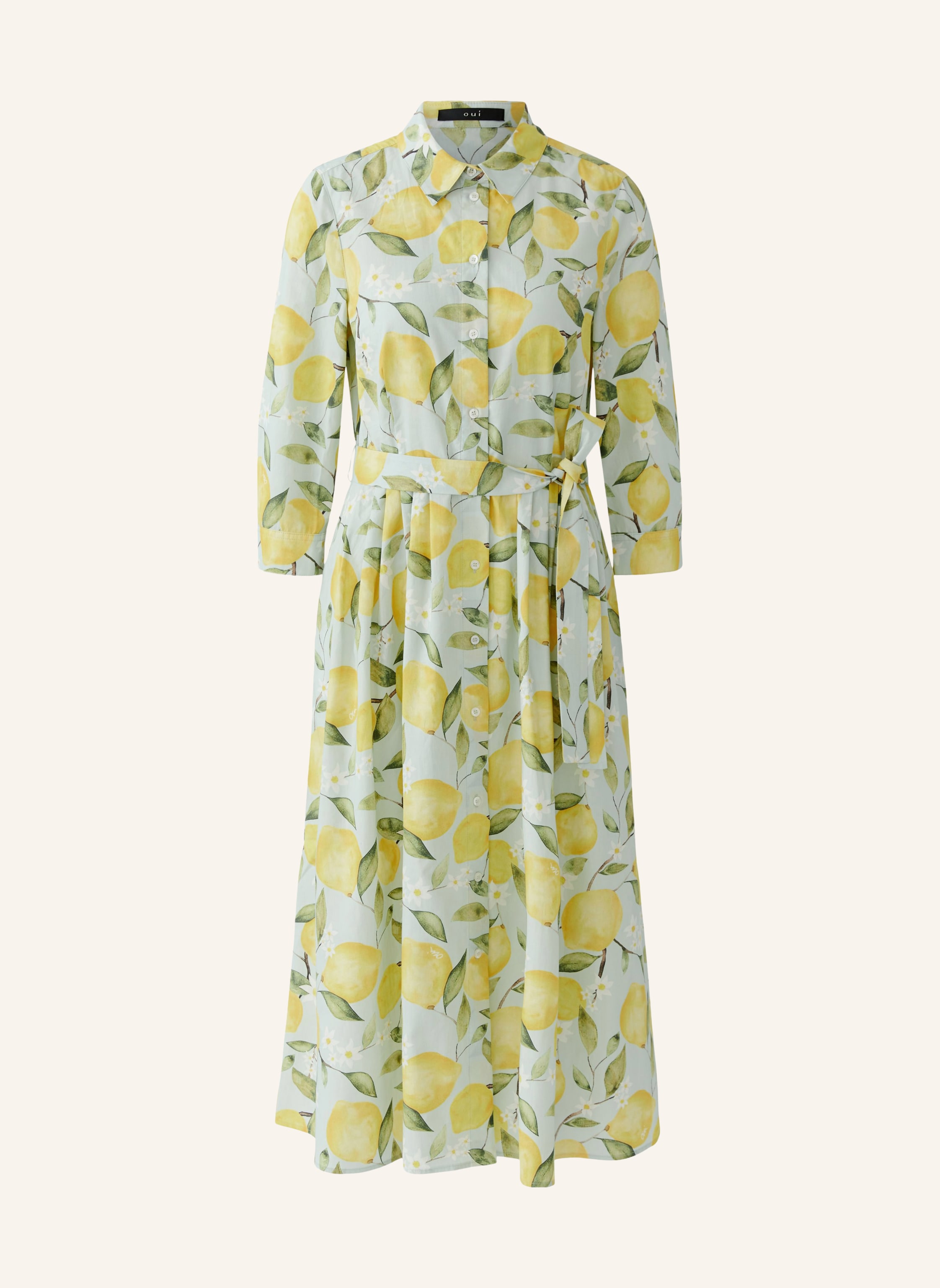 Oui Hemdblusenkleid mit 3/4-Arm