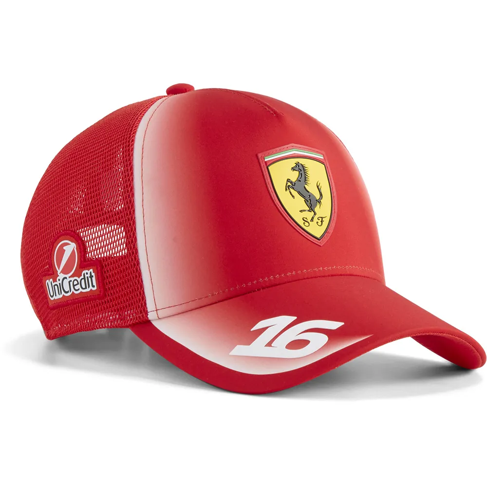 Puma Ferrari Charles Leclerc Replica trucker cap
