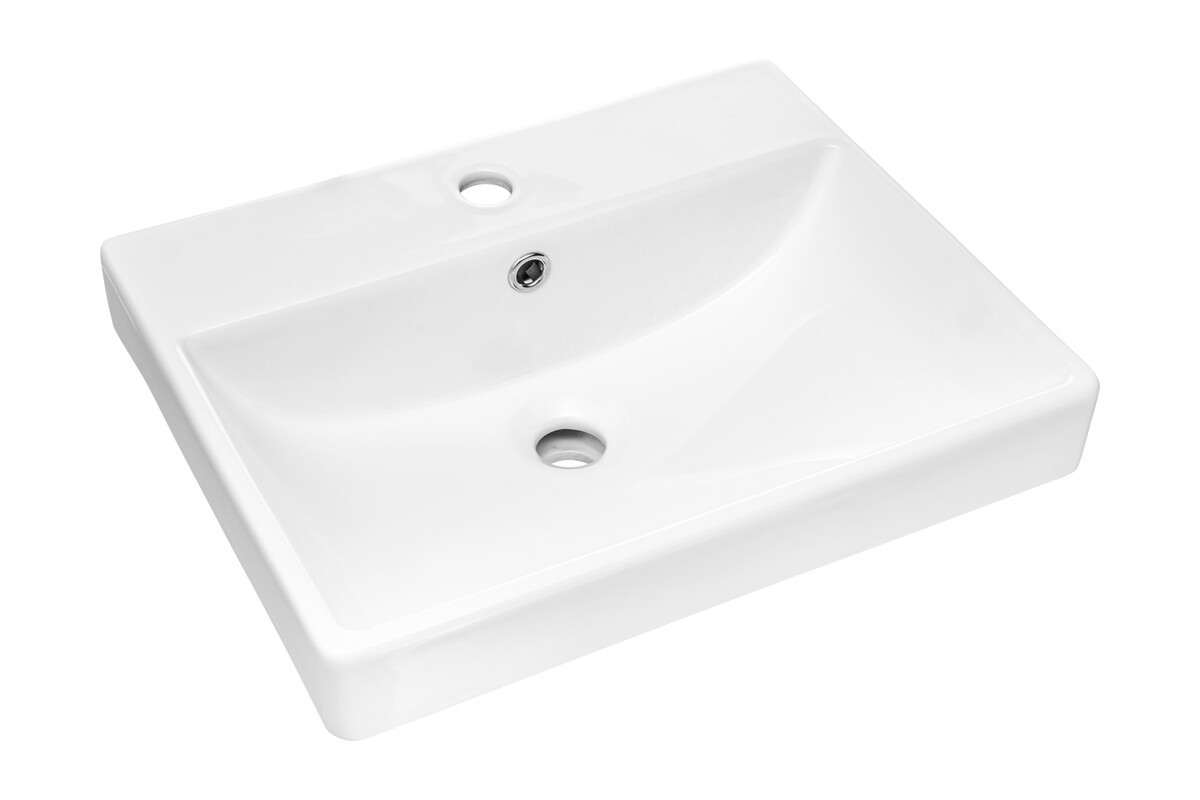 Umywalka Meblowa Ceramiczna 60 cm UN-RITA-GW-60 Biały Połysk