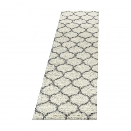 Dywan shaggy Salsa koniczyna kremowy 80 cm x 250 cm