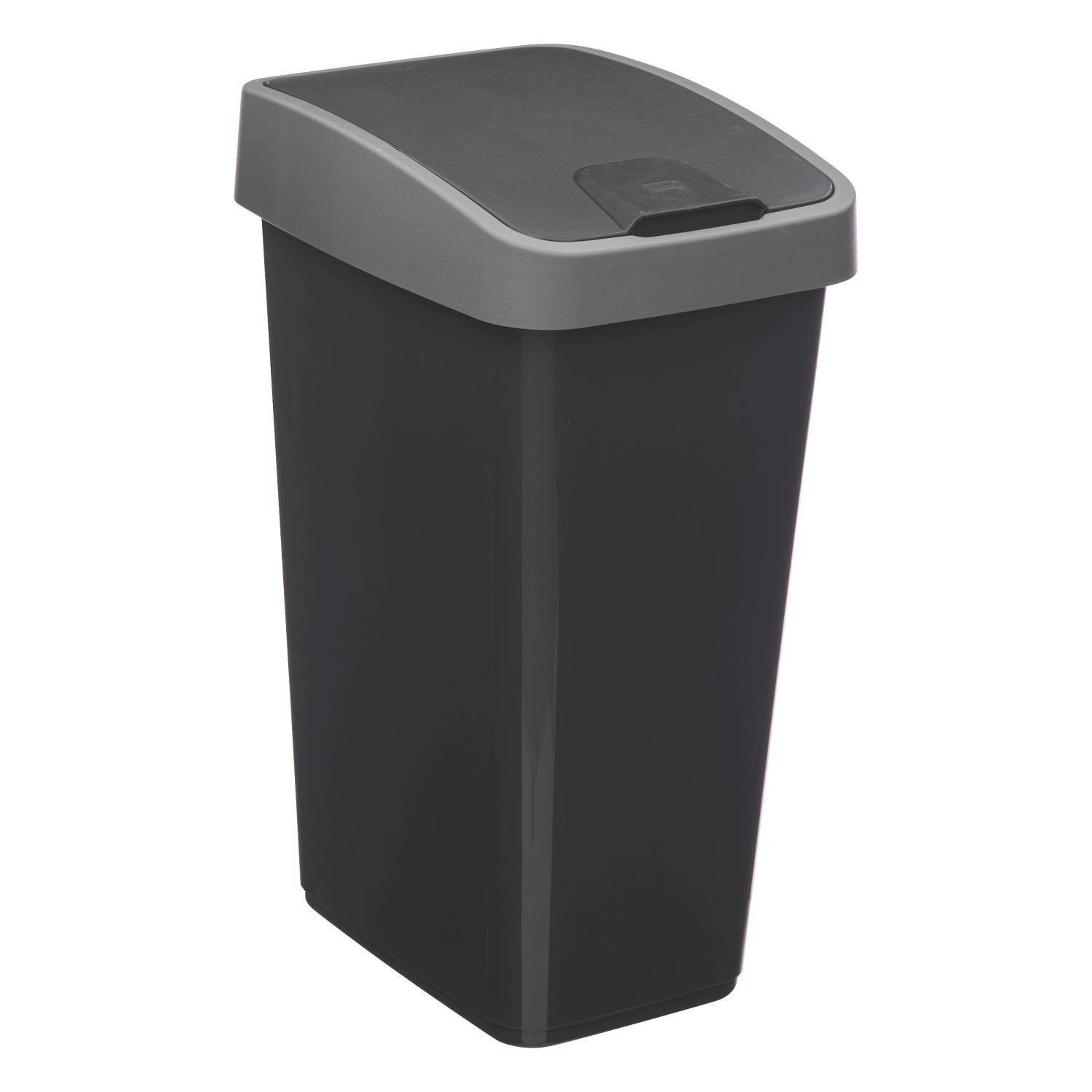 Kosz na śmieci z plastiku z recyklingu, 25 l