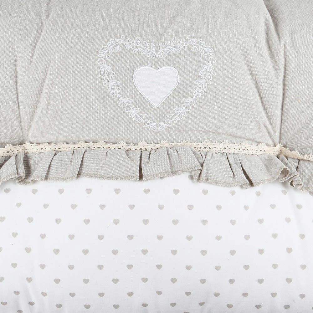 BÉRÉNICE - Tête de lit naturel coton 45x70cm