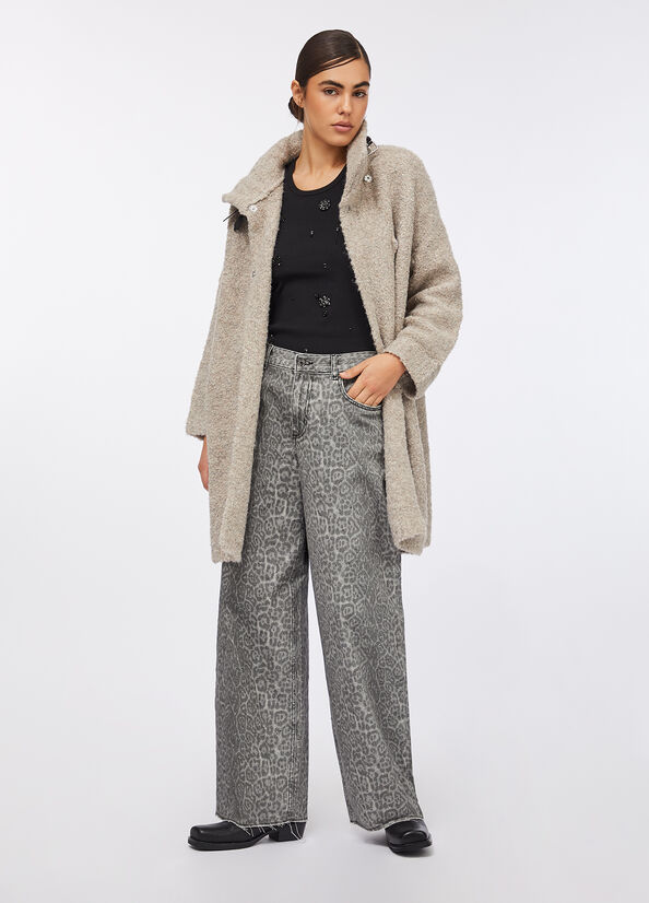 Cappotto in maglia boucl&eacute;