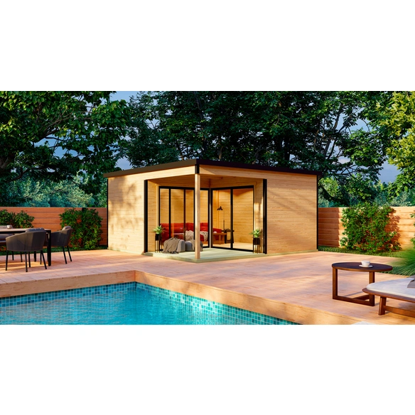 Gartenhaus »Domeo«, BxHxT: 519, 6 x 250, 8 x 519, 6 cm, (Außenmaß inkl. Dachüberstand)