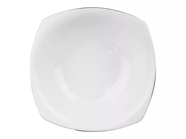 Salaterka kwadratowa 23 cm Chodzież - Akcent 9718 PLATYNOWA LINIA