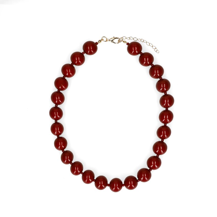 Manfield Bruine kralenketting