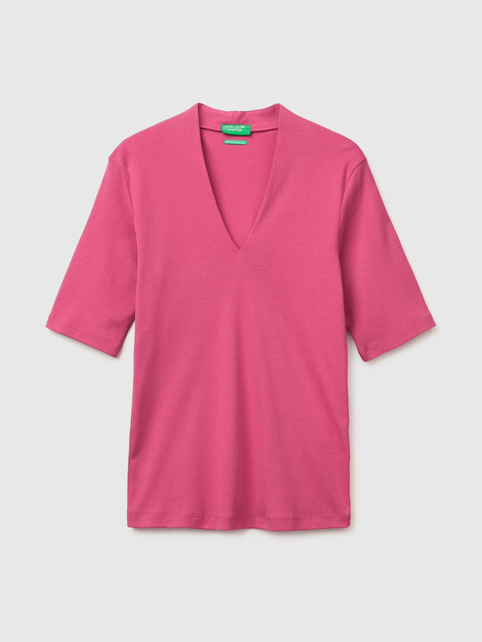 Slim fit t-shirt in long fiber cotton