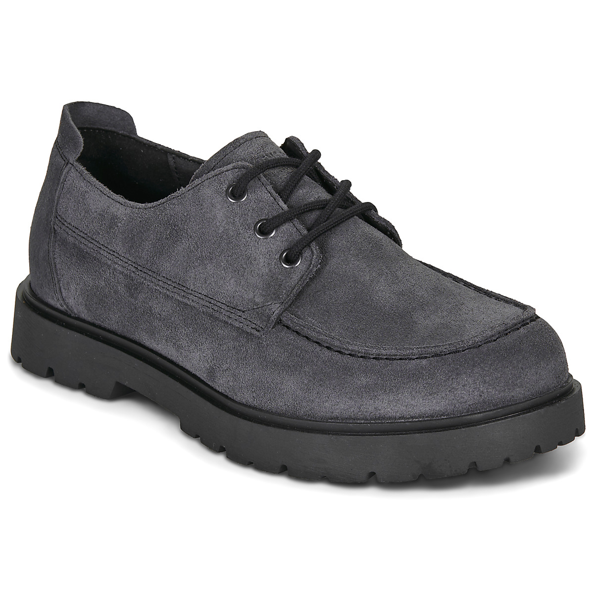 BIRKENSTOCK - Highwood Moc Lace - Suede / Charcoal / Regular