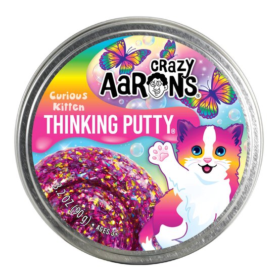 Crazy Aaron’s Curious Kitten Thinking Putty