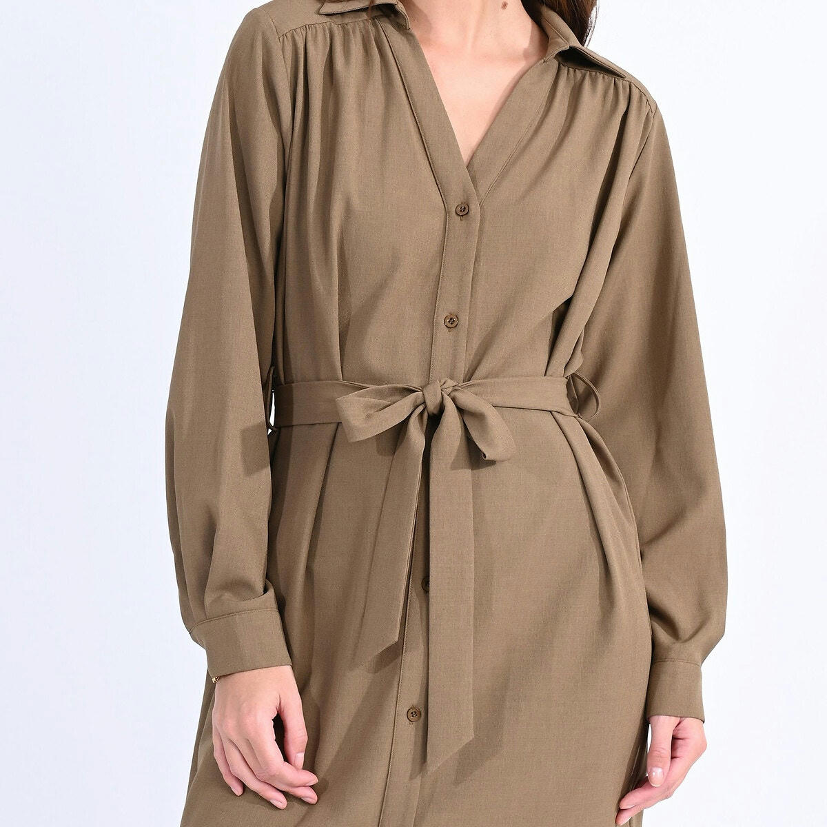 Robe  chemise avec ceinture