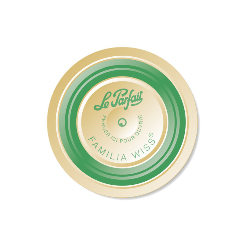 Capsule pour bocal à terrine Familia Wiss Ø 100 mm 10 pièces LE PARFAIT