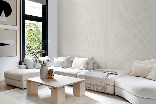 Origin Wallcoverings papier peint motif graphique 3D blanc 50 x 900 cm
