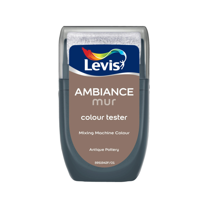 Testeur peinture pour murs Ambiance Antique Pottery extra mat 0,03 L LEVIS