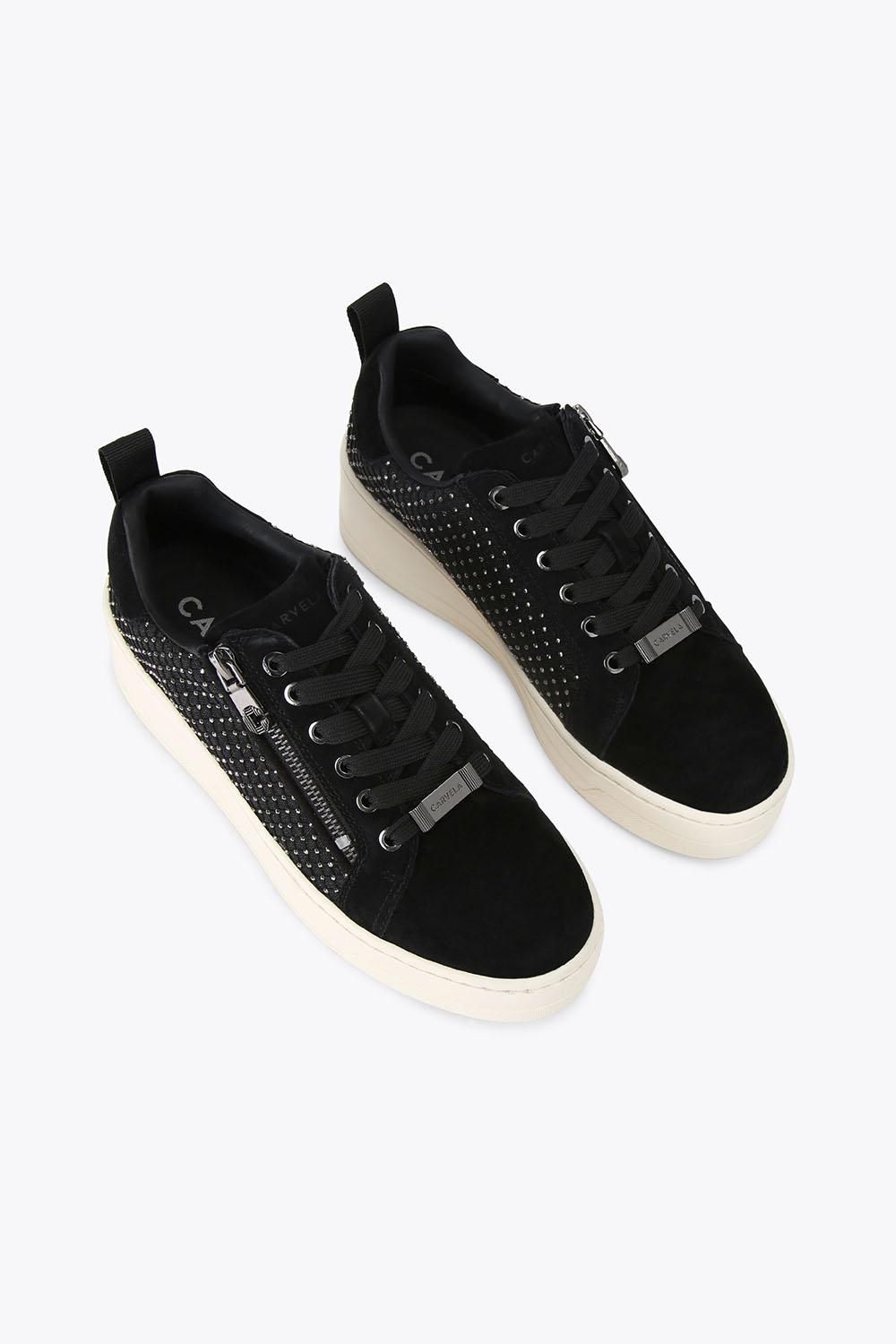 Carvela Connected Zip Hotsox' Suede Trainers