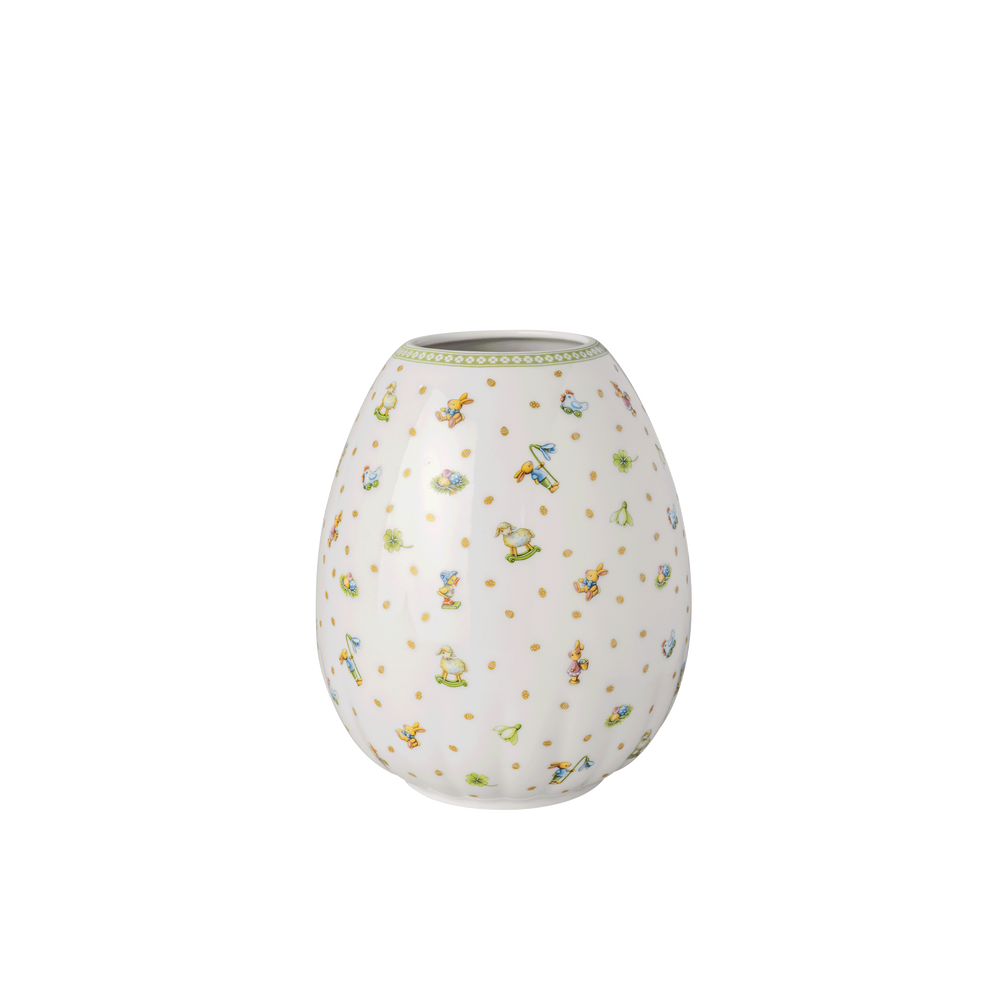 Easter Delight Vase - Green, 6.9'' x 8.1'', Premium Porcelain