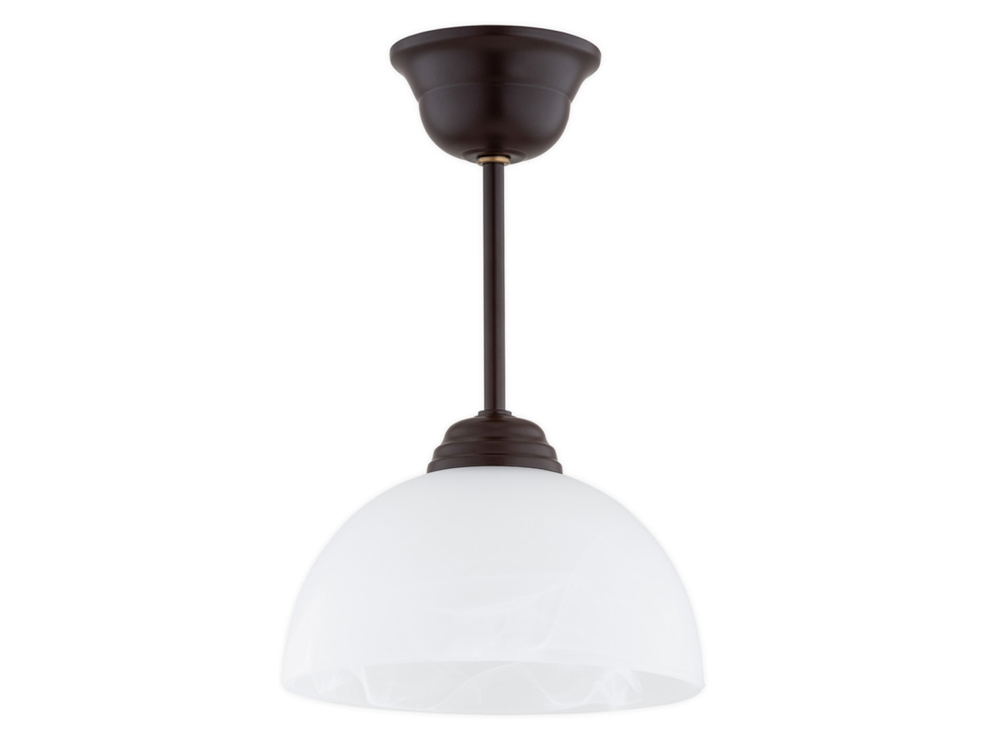 Lampa wisząca Frella szklana biało-brązowa