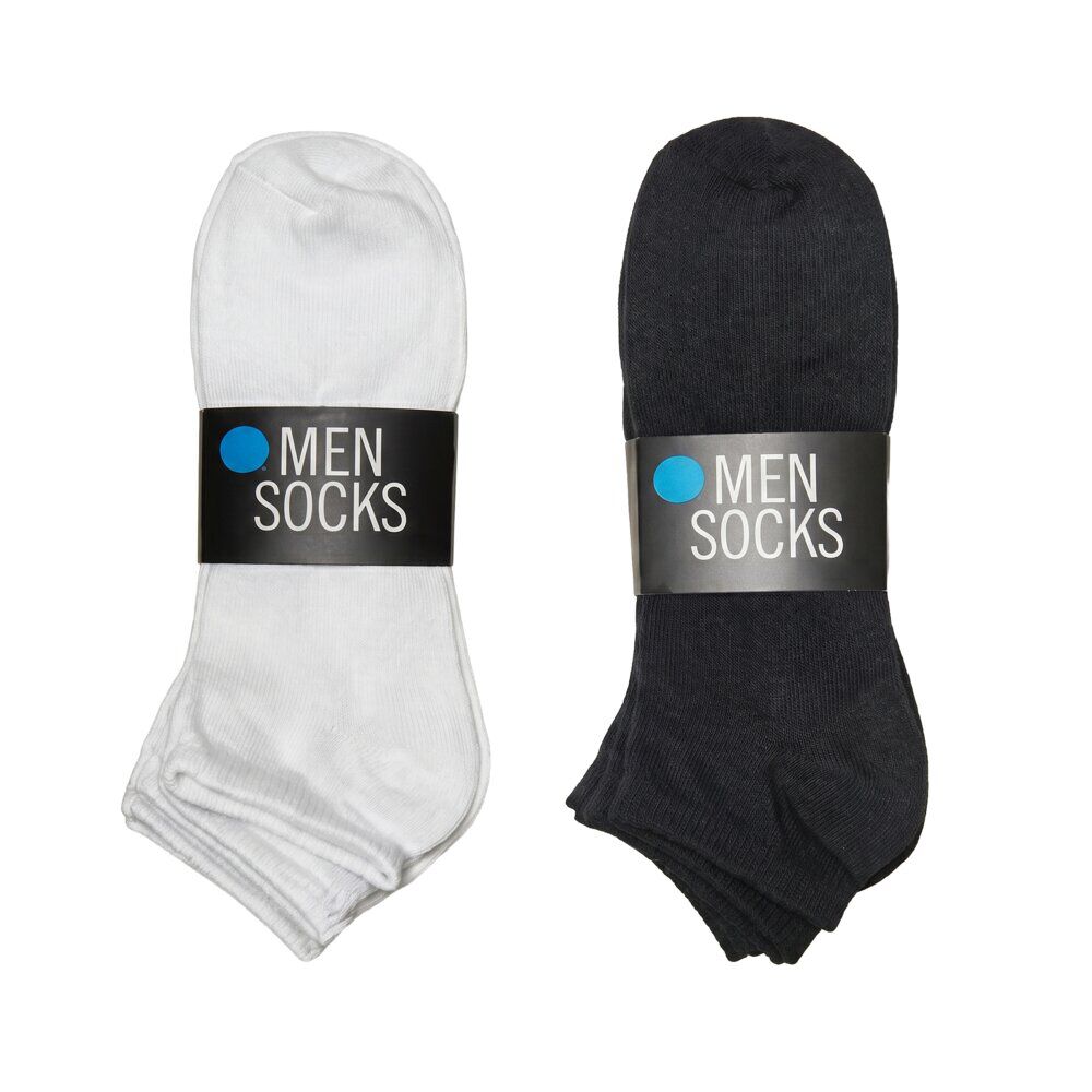 Chaussettes courtes socquettes 10 paires 36/41 (2 modèles)
