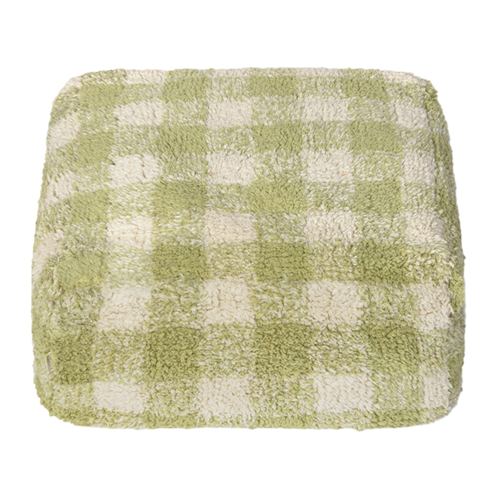 Lorena Canals Vichy Poef - Matcha