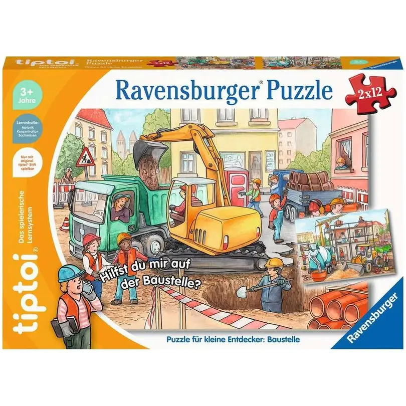 Puzzle 2-teilig tiptoi