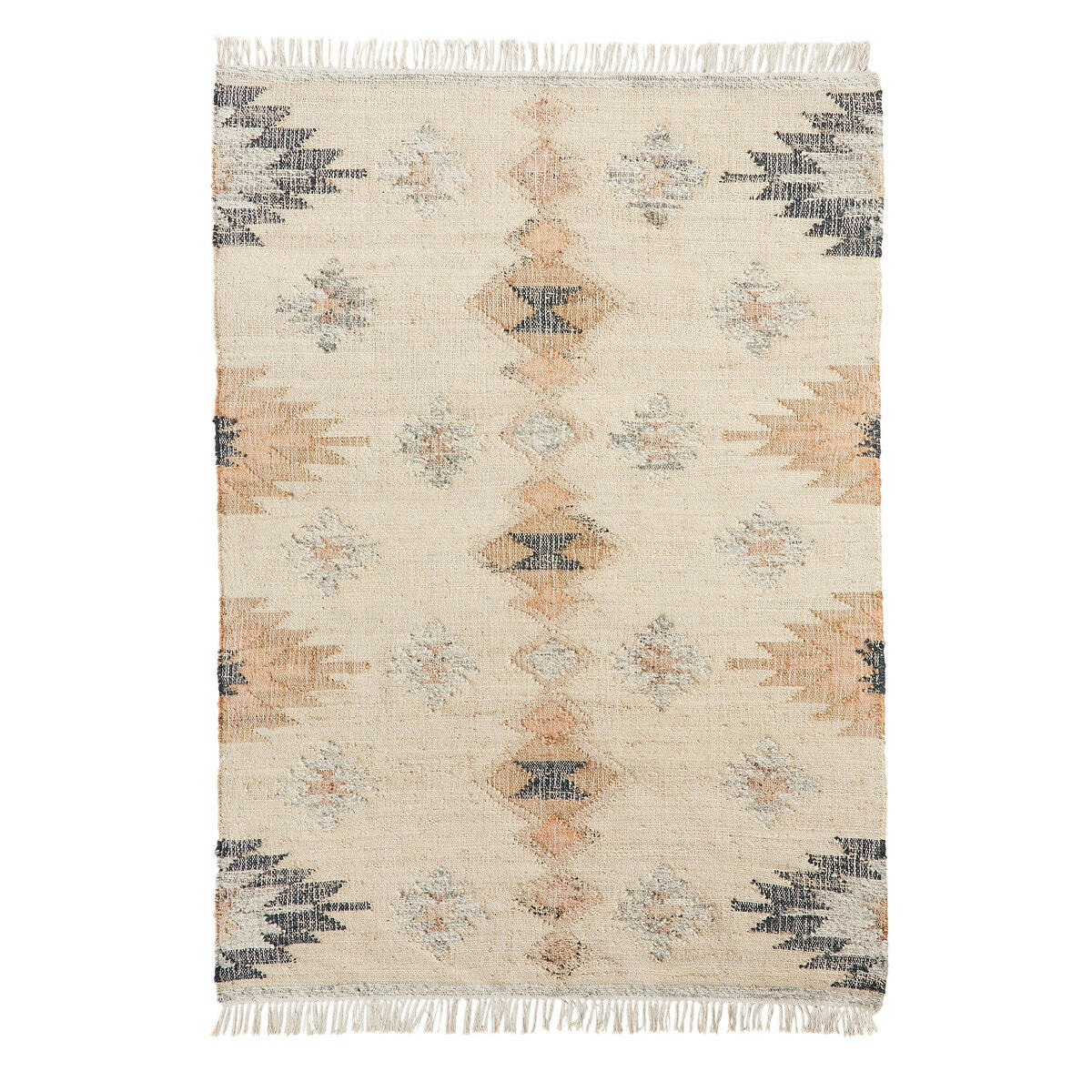 Tapis kilim effet used, Maya
