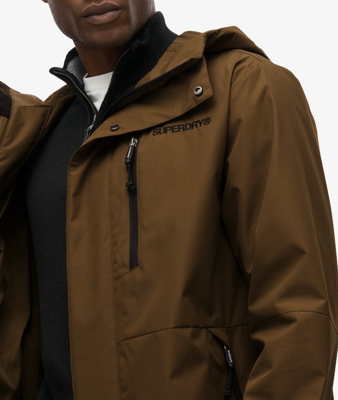 Hooded Tech Fishtail Parka