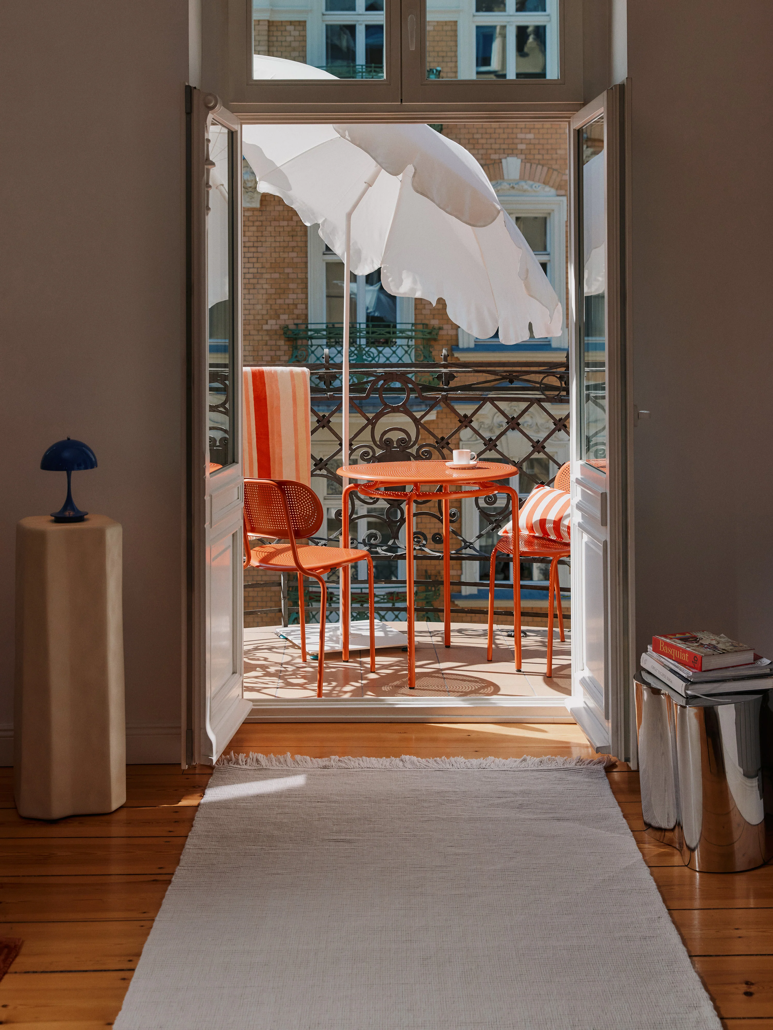 Handgewebter Indoor & Outdoor-Teppich Sumit