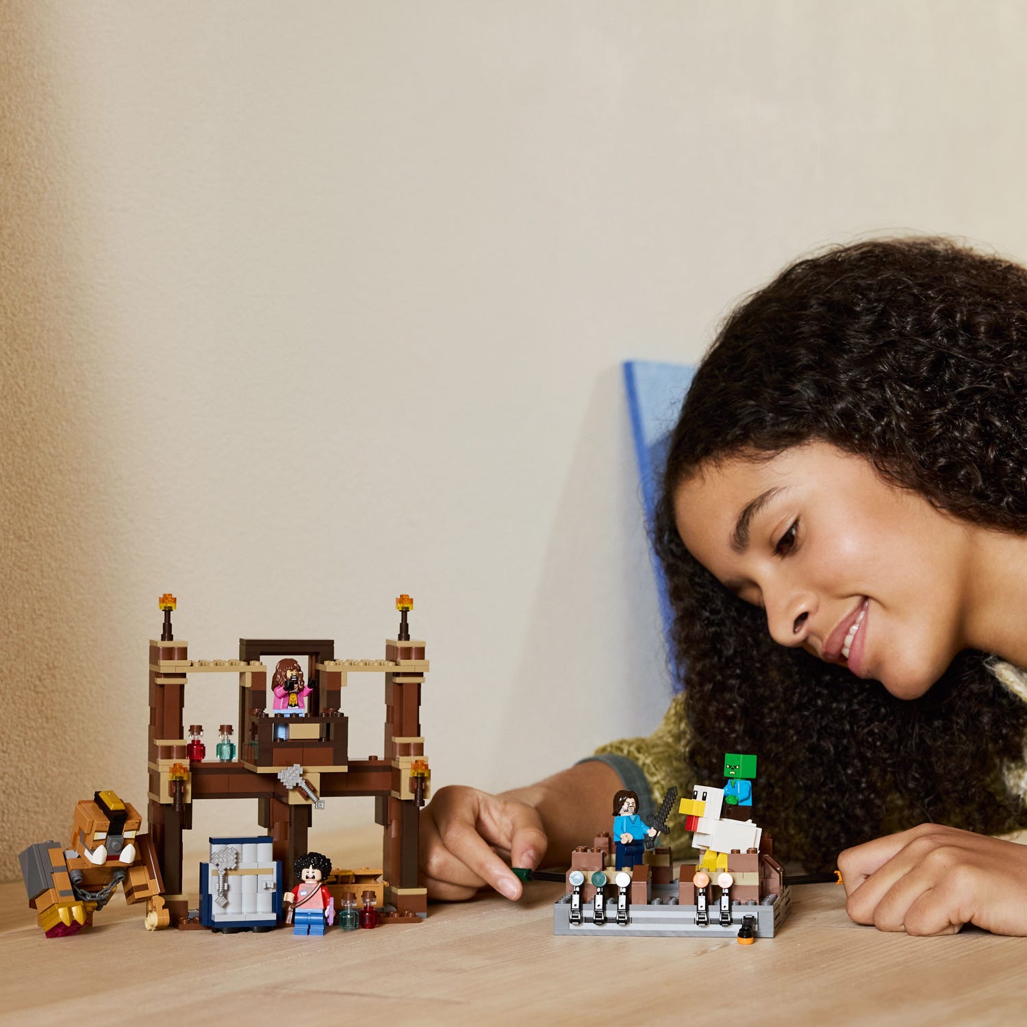 Ring di combattimento Lego Minecraft