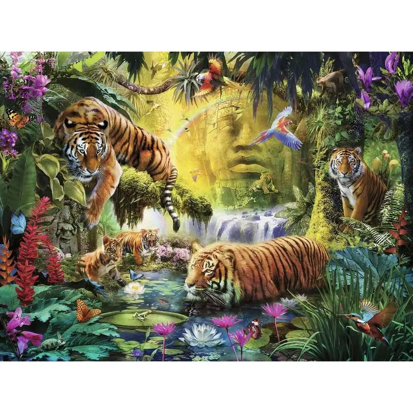 Puzzle Idylle am Wasserloch