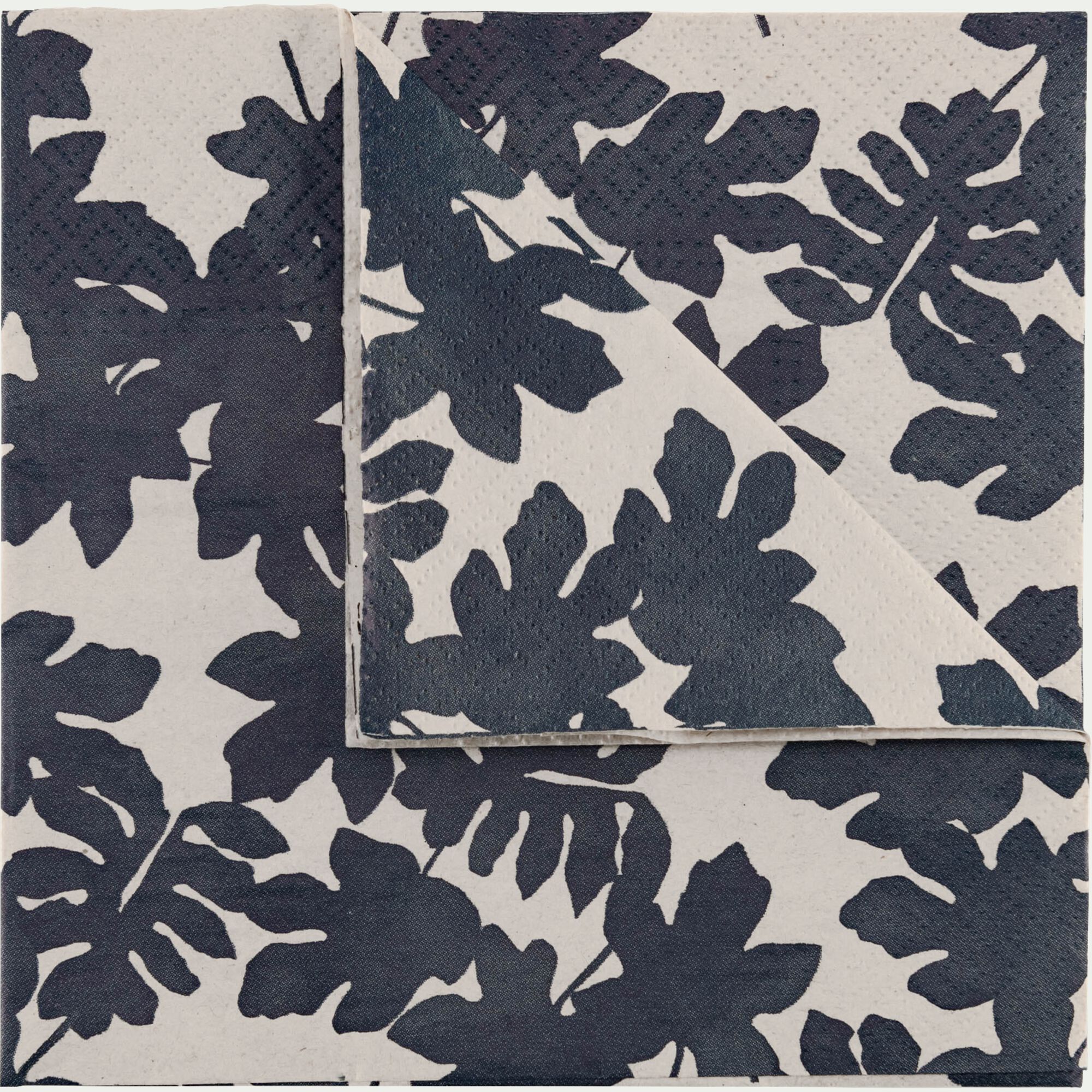 FIGUIER - Lot de 20 serviettes en papier motif figuier 33x33cm - beige alpilles
