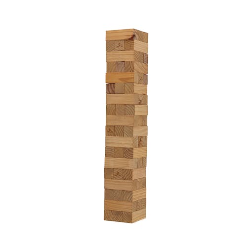 Premium Deluxe Jenjo Tumbling Tower (Biggest in Australia)127cm 54 Wooden Blocks