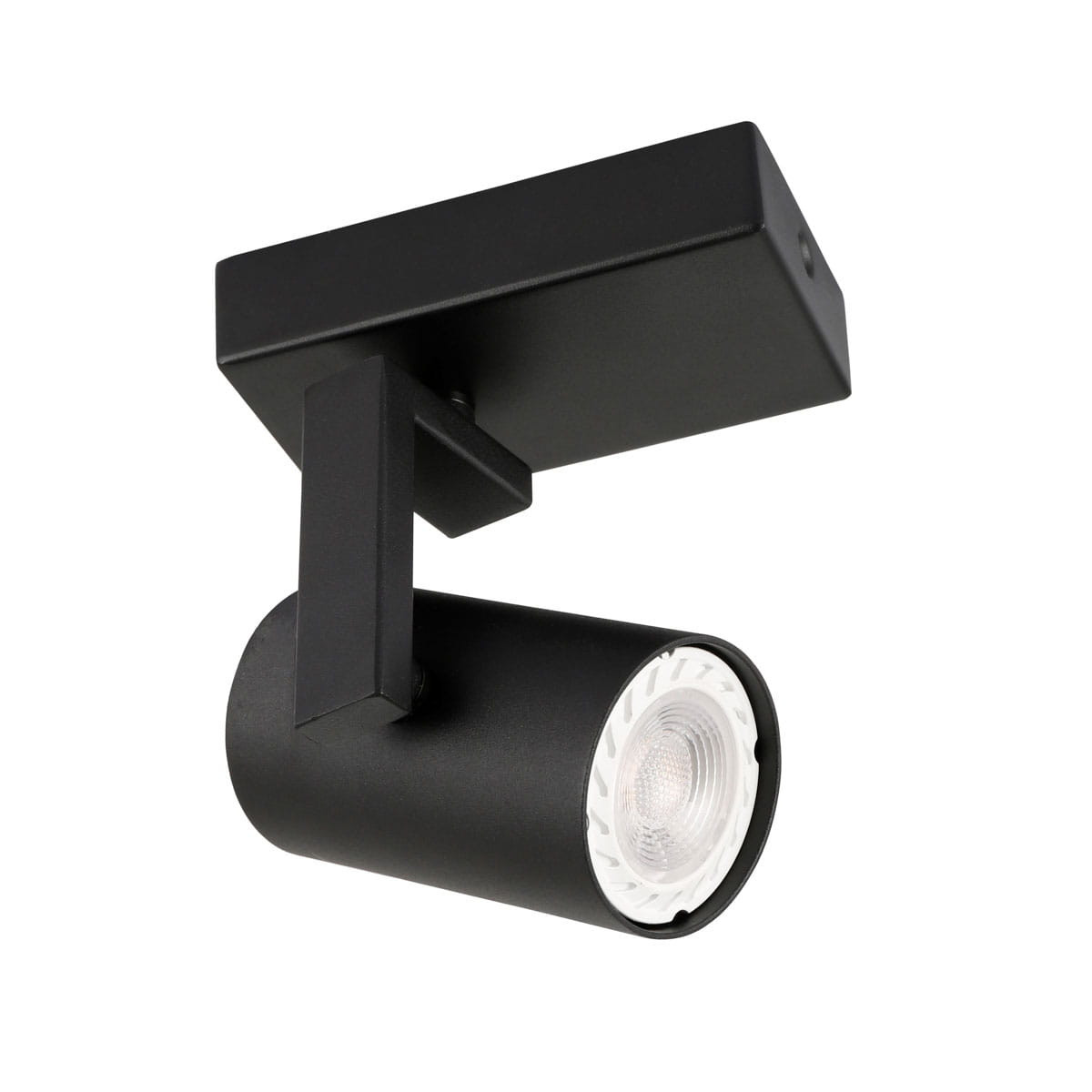 Kinkiet czarny MOLA 1xGU10x35W wym:11,5x11,5x8cm IP20 Italux