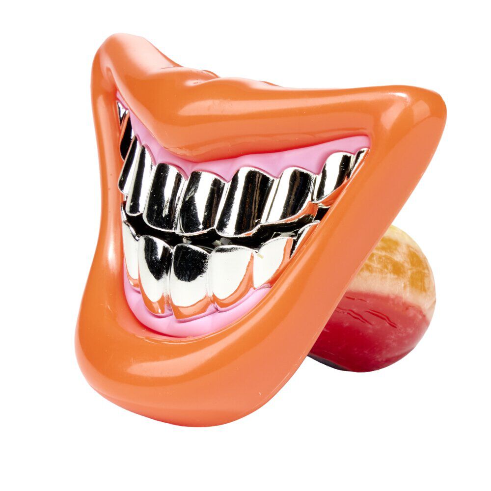 Bonbon Halloween sucette tétine B Pop avec dents ou oeil