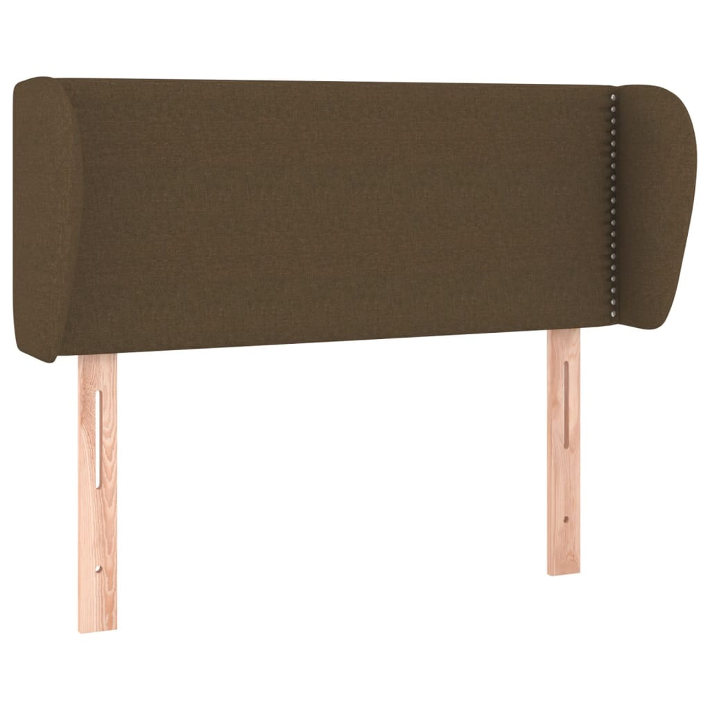 Wezgłowie Brąz 103 x 23 x 78/88 cm Tkanina vidaXL