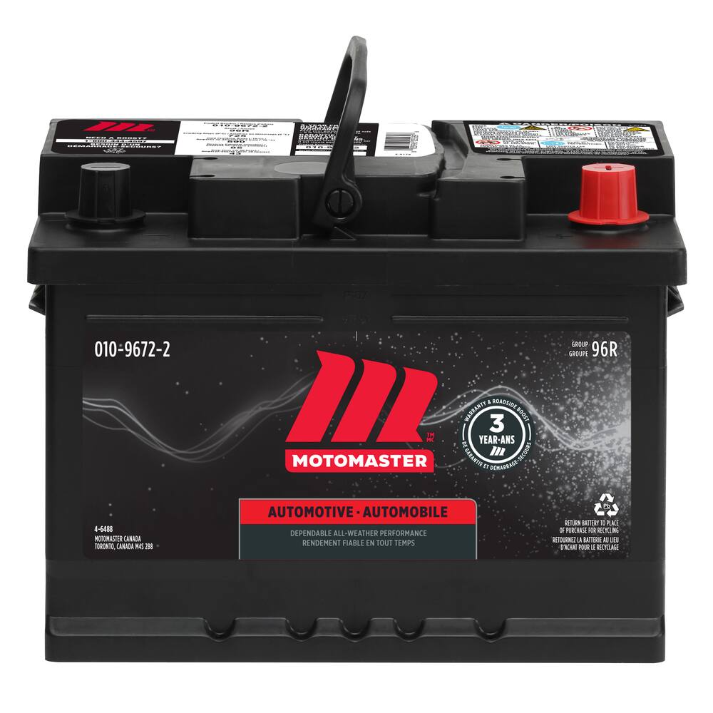 MOTOMASTER Group Size 96R Battery, 590 CCA