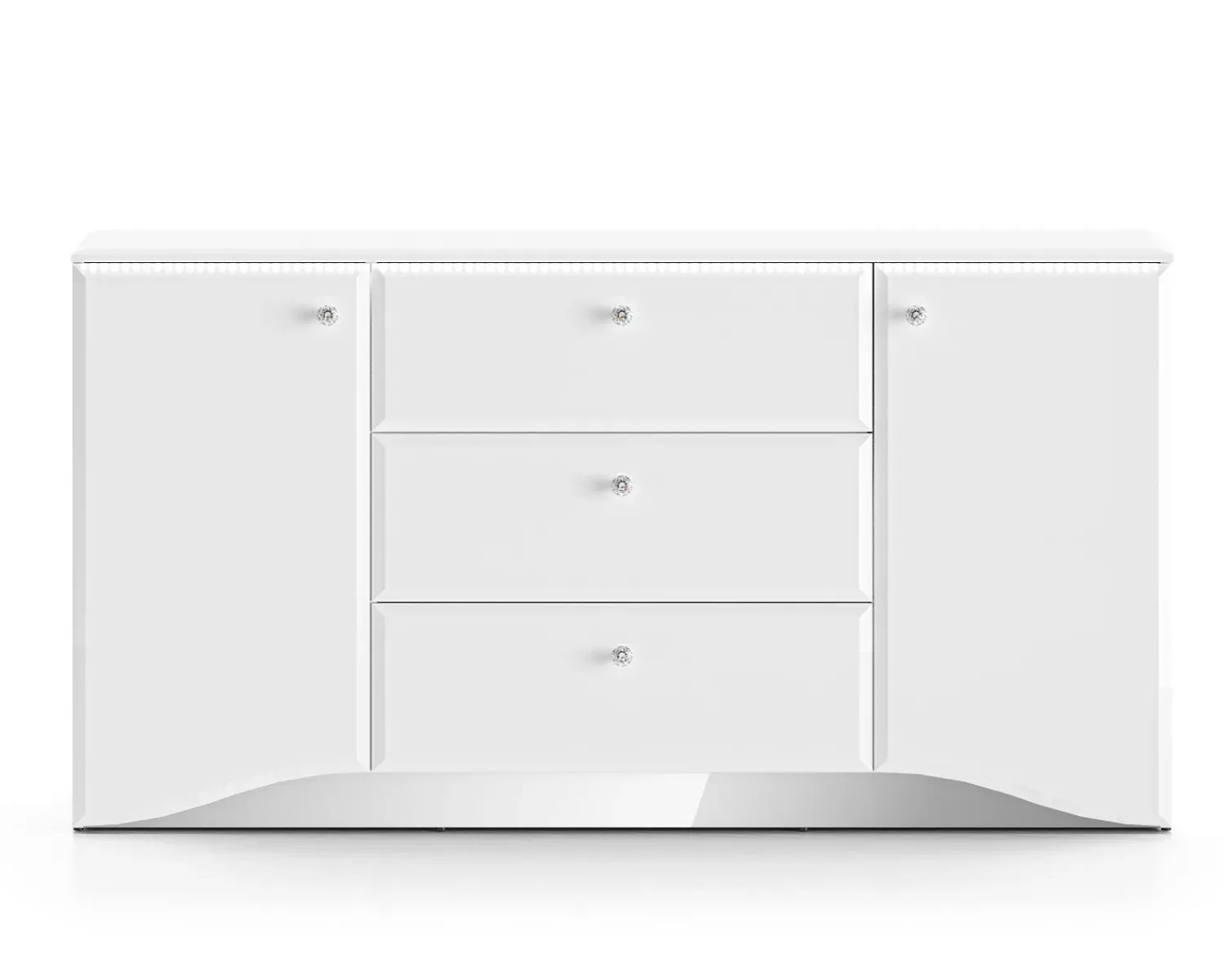 Komoda BLANC 02 2D3S 160 biały połysk